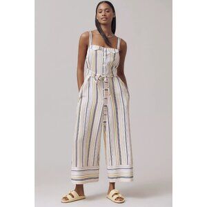 Maeve Easy Sleeveless Shirting Jumpsuit XL